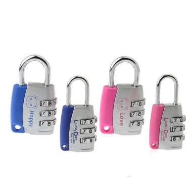 Ổ khóa số mini 3 số dạng vỉ cao cấp - Khóa vali du lịch chống trộm, chỉ 29.000đ 2