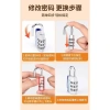 Ổ khóa số mini 3 số dạng vỉ cao cấp - Khóa vali du lịch chống trộm, chỉ 29.000đ 7