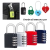 Ổ khóa số mini không chìa khóa, bảo vệ balo vali du lịch, giá 15.000 VND