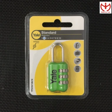 Ổ khoá số Yale YP2/23/128/7 rộng 23mm đa màu - Khoá vali hành lý MSOFT giá ưu đãi