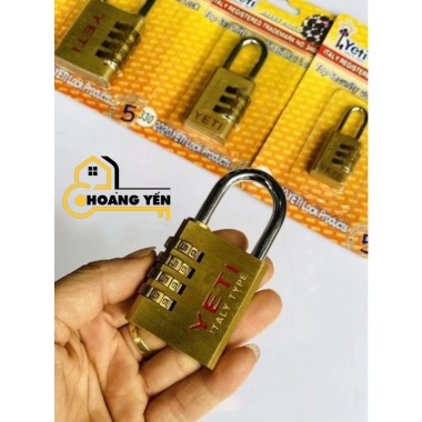 Ổ khoá số YETI 3 cỡ Loại 1 - Khóa tủ, vali, cửa bằng mật mã, giá ưu đãi 124k