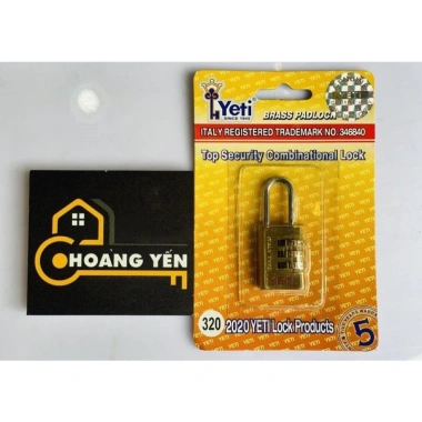 Ổ khoá số YETI 3 cỡ Loại 1 - Khóa tủ, vali, cửa bằng mật mã, giá ưu đãi 124k 10 Ổ khoá số YETI 3 cỡ Loại 1 - Khóa tủ, vali, cửa bằng mật mã, giá ưu đãi 124k 10
