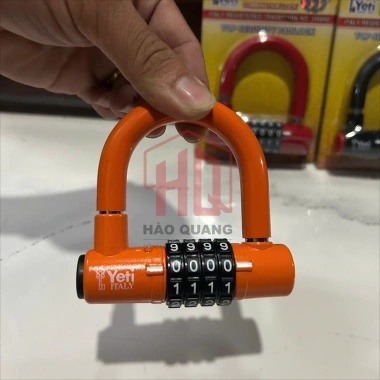 Ổ Khóa Số Yeti Italy YT701 - 4 Số Chống Trộm Thép Cứng, Giao Màu Ngẫu Nhiên, Giá Ưu Đãi 223k