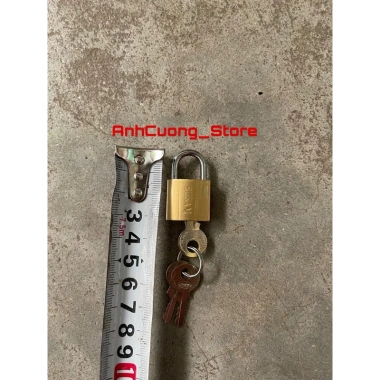 Ổ khóa vali du lịch cỡ nhỏ 25mm màu vàng - Giá ưu đãi 20.000đ, bảo mật, dễ lắp