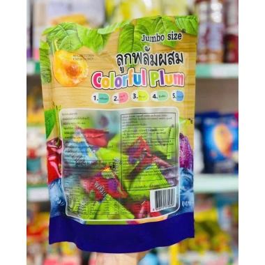 Ô mai Colorful Plum Mix 5 vị Thái Lan 408g - Mứt trái cây sấy dẻo, giảm giá 45.999₫ 4 Ô mai Colorful Plum Mix 5 vị Thái Lan 408g - Mứt trái cây sấy dẻo, giảm giá 45.999₫ 4