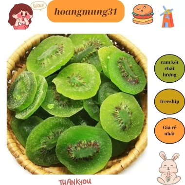 Ô Mai Kiwi Sấy Dẻo - Mứt Trái Cây Chua Ngọt Thơm Ngon Giá Giảm 38.400 VND 4
