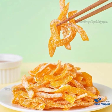 Ô mai mứt trần bì vỏ cam, vỏ quýt sấy khô - Thảo Dược Hạnh Nguyên, chỉ 22.000₫ 4