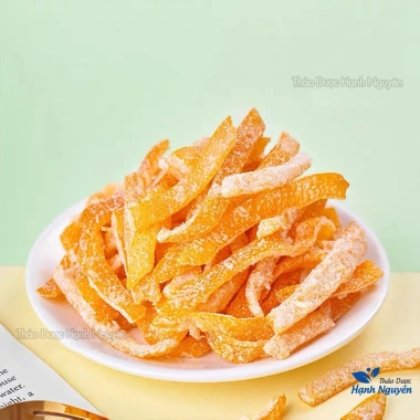 Ô mai mứt trần bì vỏ cam, vỏ quýt sấy khô - Thảo Dược Hạnh Nguyên, chỉ 22.000₫ 5