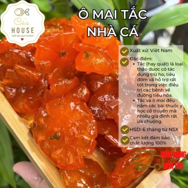 Ô Mai Tắc Mứt Quất - Mứt Tắc Chua Ngọt Dẻo Ngon, Giá Ưu Đãi 80.000 VND