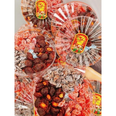 Ô Mai Xí Muội Chua Ngọt 3 Vị Hộp Tròn 500g - Biểu Tết 2.026 Giá Ưu Đãi 90.000₫