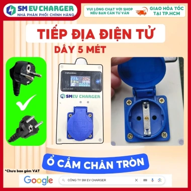 Ổ tiếp địa sạc đa năng cho BYD, Vinfast, Volvo, Kia - giảm 22% chỉ 14,250,000 đồng 2