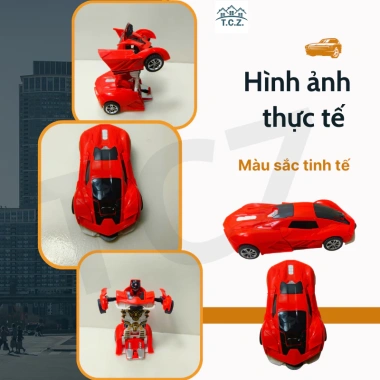 Ô tô biến hình robot cho bé trai - Đồ chơi Transformers xe thể thao, chỉ 83.199₫