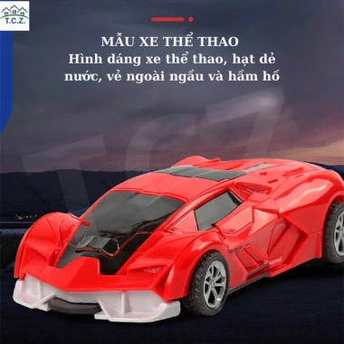 Ô tô biến hình robot cho bé trai - Đồ chơi Transformers xe thể thao, chỉ 83.199₫
