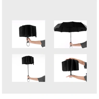 Ô tự động đóng mở 2 chiều Dù che nắng mưa 63x103cm, gia cố thanh đỡ gấp 3 lần, giá ưu đãi 125.500 VND 4