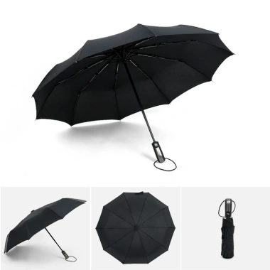 Ô tự động đóng mở 2 chiều Dù che nắng mưa 63x103cm, gia cố thanh đỡ gấp 3 lần, giá ưu đãi 125.500 VND 6