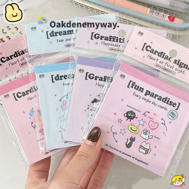 OAKDENEMYWAY 24 miếng dán cốc & móng tay dập nổi mềm tự dính, decal đa năng thời trang không repeat – chỉ 32.230₫
