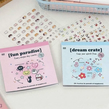 OAKDENEMYWAY 24 miếng dán cốc & móng tay dập nổi mềm tự dính, decal đa năng thời trang không repeat – chỉ 32.230₫