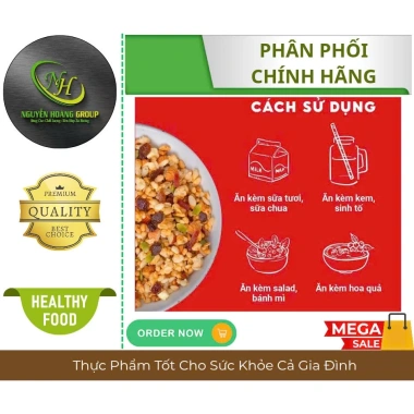 OATTA Bánh Ăn Sáng Yến Mạch Trái Cây 600g - Dinh dưỡng cao, giá chỉ 155.000 VND 6