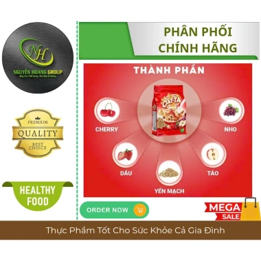 OATTA Bánh Ăn Sáng Yến Mạch Trái Cây 600g - Dinh dưỡng cao, giá chỉ 155.000 VND 7