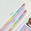 OBEIBIDZ Planner 2.026 - Sách chương trình nghị sự 220 trang Da PU pastel, chỉ mục màu, DIY Notepad, giảm giá 88.776₫ 5