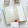 OBEIBIDZ Planner 2.026 - Sách chương trình nghị sự 220 trang Da PU pastel, chỉ mục màu, DIY Notepad, giảm giá 88.776₫ 9