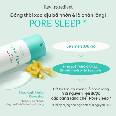 OBgE chính hãng - Set chăm sóc da 5 phút Pore-zero Fresh + Sun Stick chống nắng 786k 5