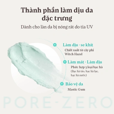 OBgE chính hãng - Set chăm sóc da 5 phút Pore-zero Fresh + Sun Stick chống nắng 786k 9