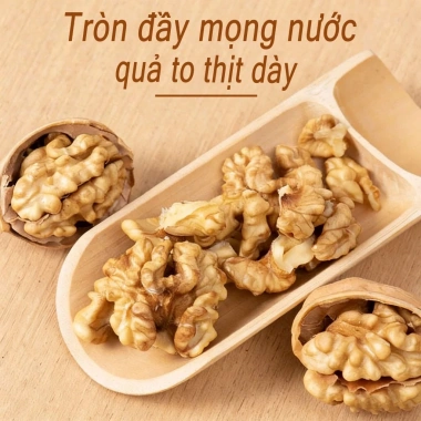 Óc Chó Vỏ Giấy Nhân To Tuyển Chọn 200-480g - Vỏ mỏng dễ bóc, nhân đầy tròn, giòn béo thơm ngậy - Giá chỉ 33.000₫ 5