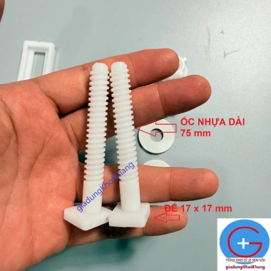 Ốc chốt bồn cầu HÙNG ANH - Linh kiện thay thế, ốc nắp bệt cho bệt 2 khối rời, giảm còn 45.000₫ 4 Ốc chốt bồn cầu HÙNG ANH - Linh kiện thay thế, ốc nắp bệt cho bệt 2 khối rời, giảm còn 45.000₫ 4