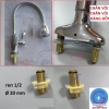 Ốc Nhựa Siết Chân Vòi Lavabo và Vòi Rửa Chén ABS 1/2-21mm Giá Ưu Đãi 8.000đ