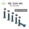 Ốc Tán M4 Đầu Tròn Ren Mịn 100 con kèm Tán Eku - Giá 14.000đ | Quỳnh Diễn