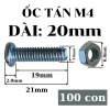 Ốc Tán M4 Đầu Tròn Ren Mịn 100 con kèm Tán Eku - Giá 14.000đ | Quỳnh Diễn 4