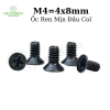 Ốc vít đầu COL M4 REN mịn 4mm dài 8mm - Túi 500 con, giá chỉ 152.100₫ - Linh Kiện điện tử QUỲNH DIỄN