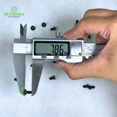 Ốc vít đầu COL M4 REN mịn 4mm dài 8mm - Túi 500 con, giá chỉ 152.100₫ - Linh Kiện điện tử QUỲNH DIỄN