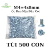 Ốc vít đầu COL M4 REN mịn 4mm dài 8mm - Túi 500 con, giá chỉ 152.100₫ - Linh Kiện điện tử QUỲNH DIỄN 10