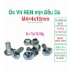 Ốc vít đầu Dù M4 REN mịn 4mm dài 1cm, túi 160g, khoảng 90 con kèm tán - Giá ưu đãi 24.024₫