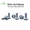 Ốc vít đầu dù ren mịn M4 4x10mm trắng - vỏ nhựa, phù hợp cho sò, MOSFET, transistor - Giá chỉ 19.740đ - Quỳnh Diễn