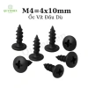 Ốc vít đầu dù ren xoắn 4mm x 10mm - 1 túi 1.000 chiếc (1.300g) - Giá 206.800đ Quỳnh Diễn