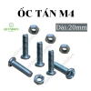 Ốc vít M4 20mm kèm tán túi 100 con - Linh kiện điện tử giá ưu đãi 34.216đ