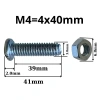 Ốc vít M4 40mm kèm tán túi 100 con - Linh kiện điện tử QUỲNH DIỄN, giá ưu đãi 2