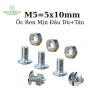 Ốc Vít M5 5x10mm Đầu Dù Trắng, Tán Ren Mịn - Linh Kiện Quỳnh Diễn 29.610₫
