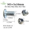 Ốc Vít M5 5x10mm Đầu Dù Trắng, Tán Ren Mịn - Linh Kiện Quỳnh Diễn 29.610₫ 3