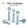 Ốc vít M5x20mm kèm tán, túi 100 chiếc - Giá ưu đãi 45.276đ Linh Kiện Quỳnh Diễn