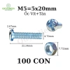 Ốc vít M5x20mm kèm tán, túi 100 chiếc - Giá ưu đãi 45.276đ Linh Kiện Quỳnh Diễn 9