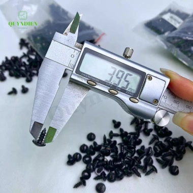 Ốc vít nhọn M4x10mm đầu tròn dài 10mm cho ampli, main cục đẩy, túi 1.000 con – Linh kiện Quỳnh Diễn