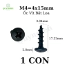 Ốc Vít Nhọn M4x15 15mm Bắt Thùng Loa Ren Thưa Taiwan - Giá Ưu Đãi 159,100đ Linh Kiện Quỳnh Diễn 5