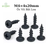 Ốc Vít Nhọn M4x20 20mm Bắt Thùng Loa Ren Thưa Taiwan - Linh Kiện Quỳnh Diễn 159,100₫