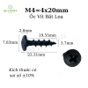 Ốc Vít Nhọn M4x20 20mm Bắt Thùng Loa Ren Thưa Taiwan - Linh Kiện Quỳnh Diễn 159,100₫ 5
