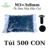 Ốc vít ren mịn M3x8mm đầu COL dài 8mm - Túi 500 con, giảm giá, giá chỉ 79.430₫ | Linh Kiện Quỳnh Diễn 7