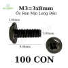 Ốc vít ren mịn M3x8mm đầu long đệm dài 8mm - Giá chỉ 26.884đ - Linh Kiện Quỳnh Diễn 7